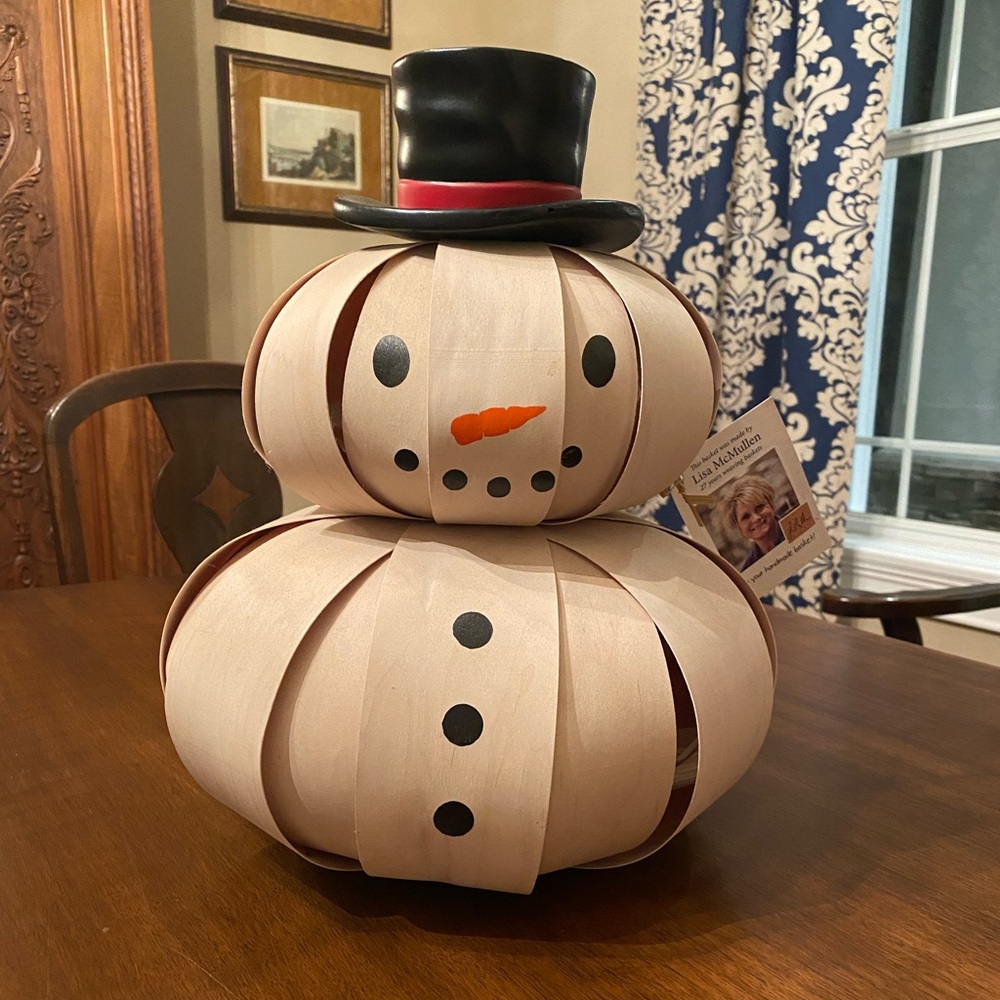Longaberger snowman